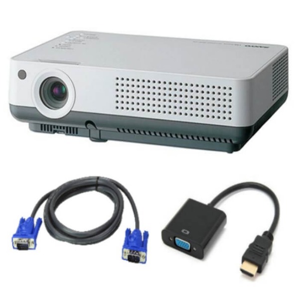 Vidéoprojecteur 2000 lumens Avec cable HDMI, cable VGA et télécommande.